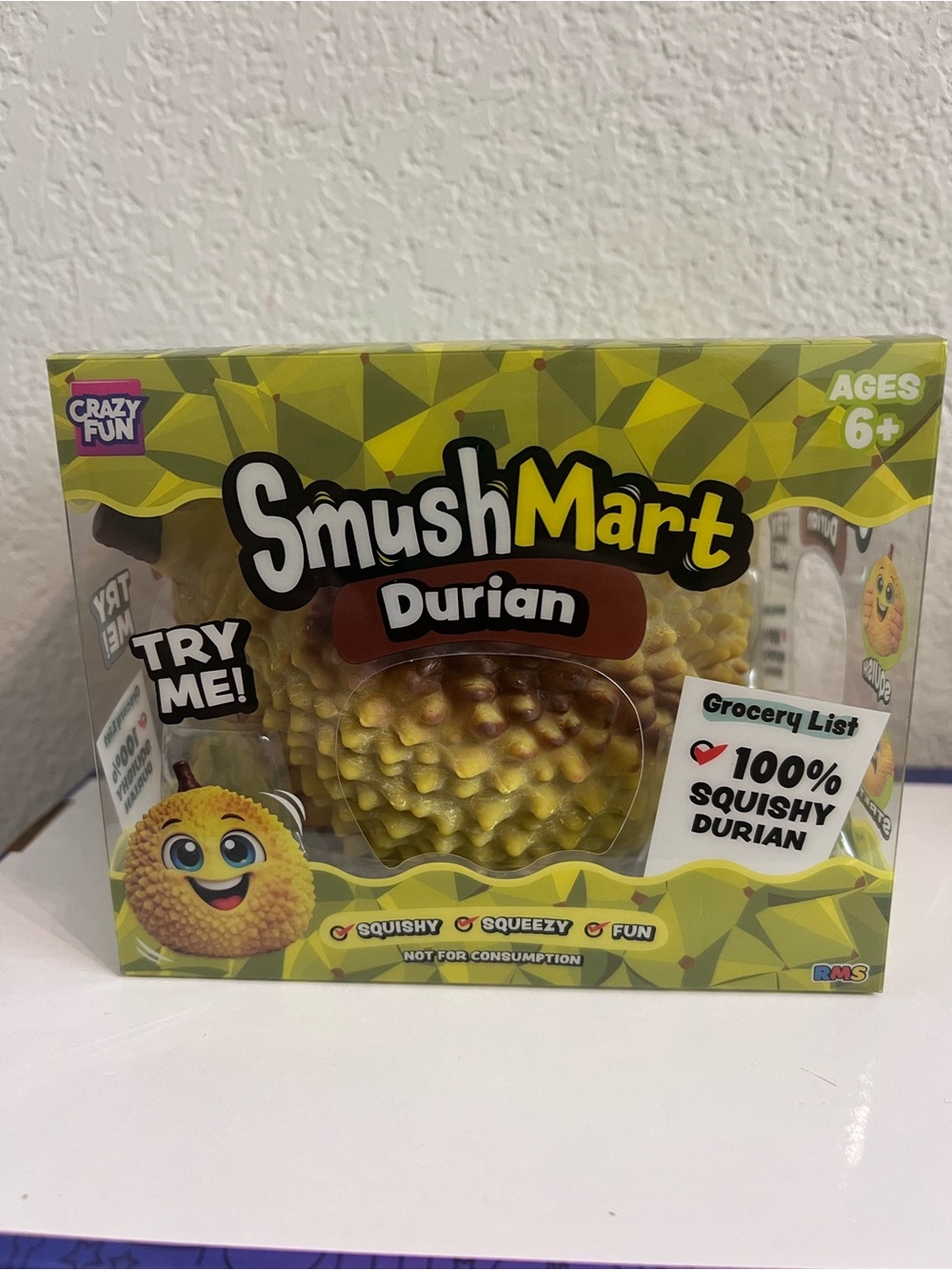 Authentic SmushMart Durian Squishy 💚💛💚